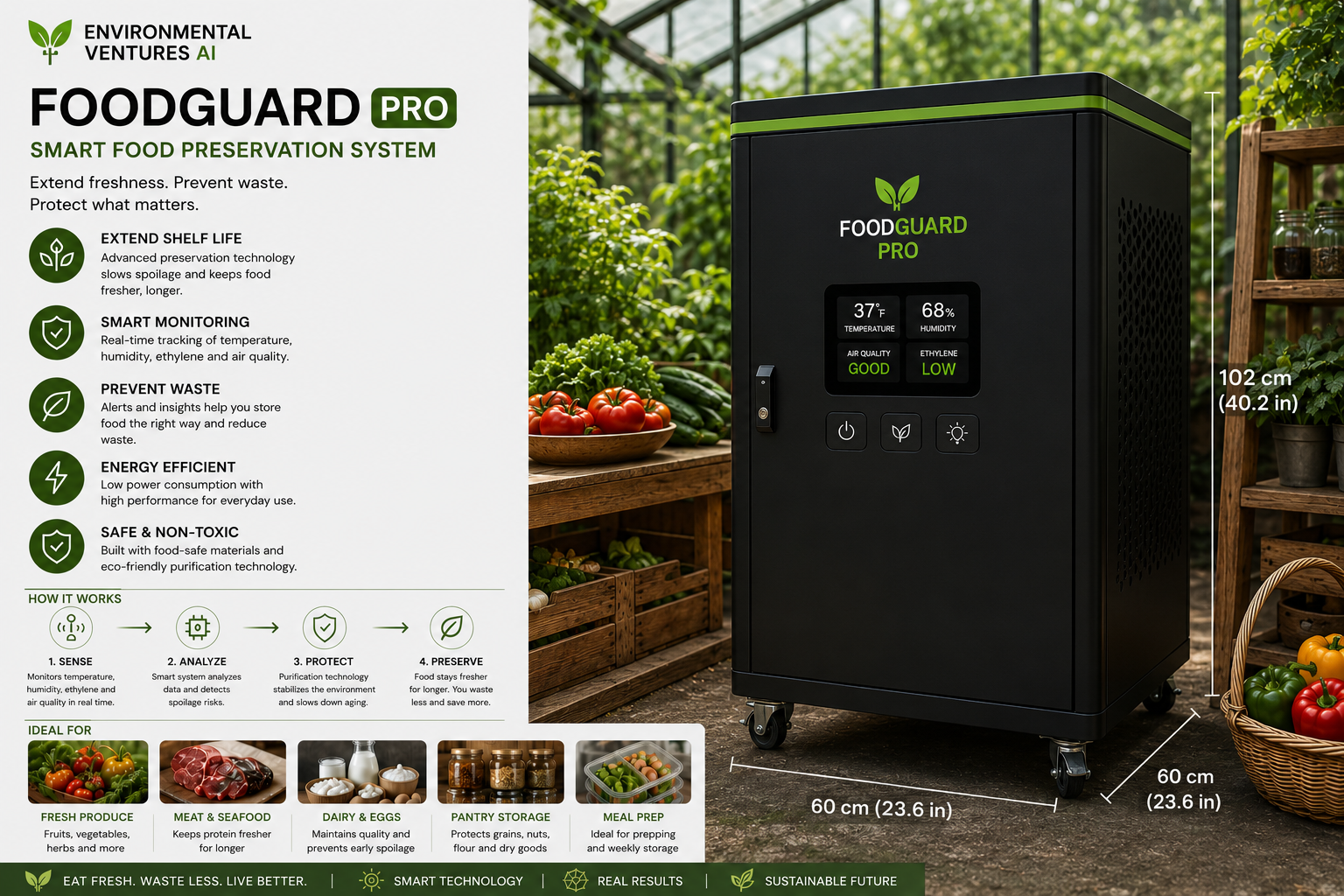 FoodGuard Pro — Smart Multi-Zone Food Preservation System