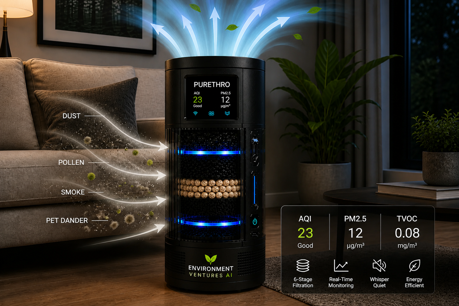 Purethro — Smart Air Purification System