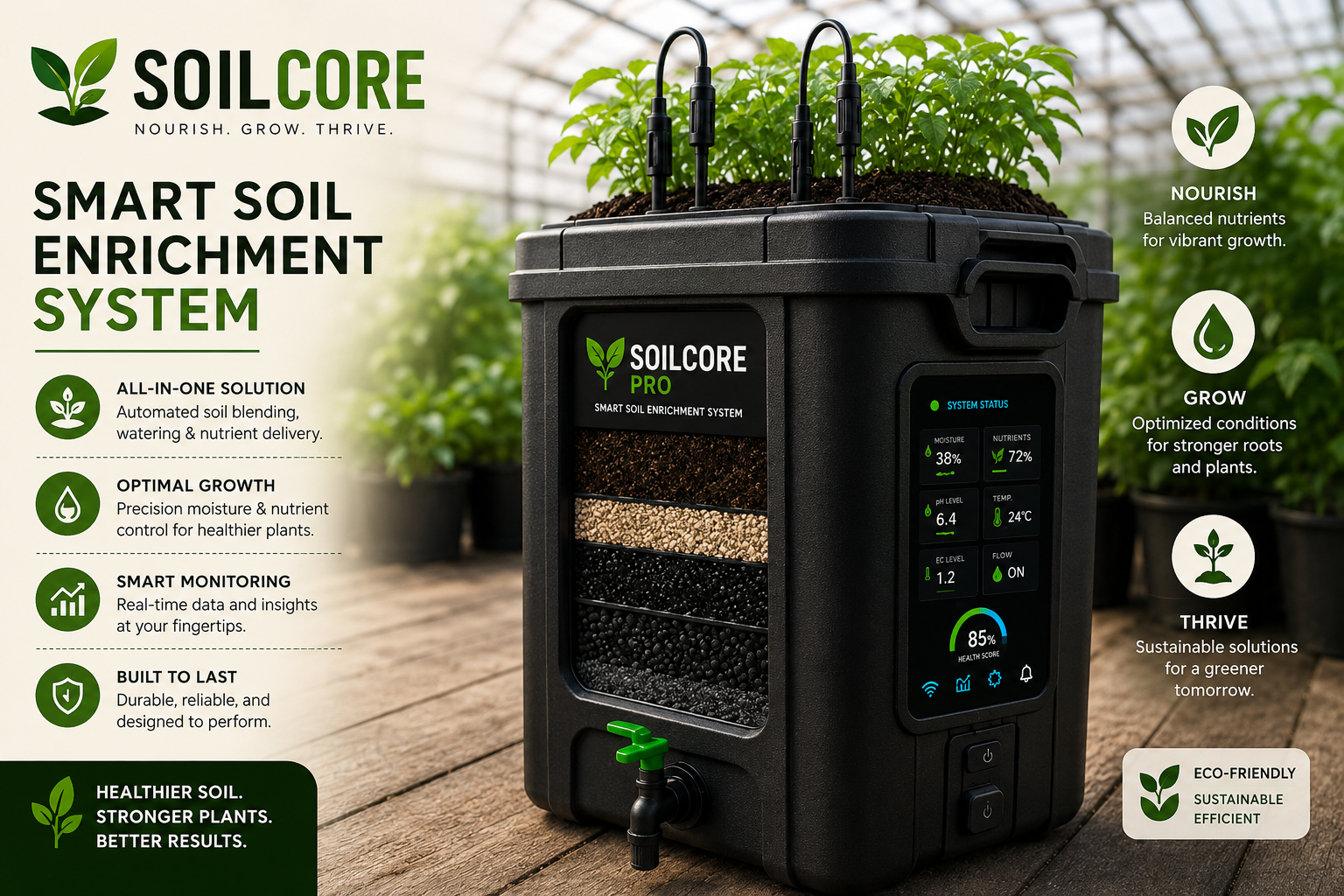SoilCore Pro — Smart Soil Remediation & Monitoring System